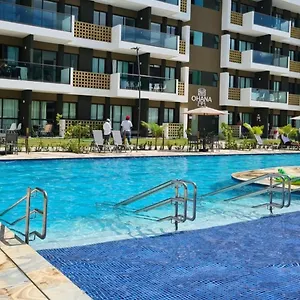  Apartamento Flat Manabeach06 Com Vista Piscina Muro Alto